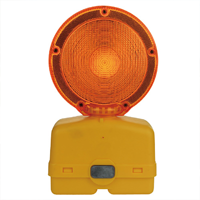 Type A & C Amber Barricade Light (6 volt batteries)