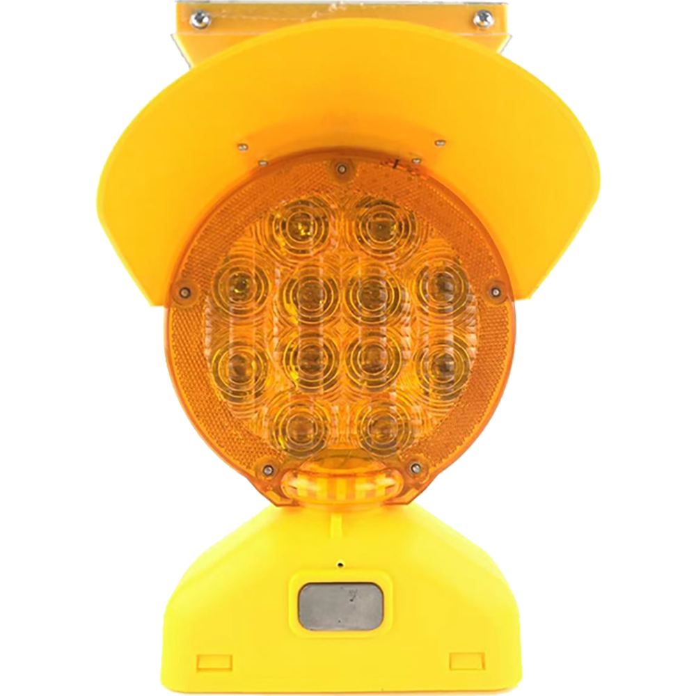 Type B Single Side Solar Barricade Light with Visor
