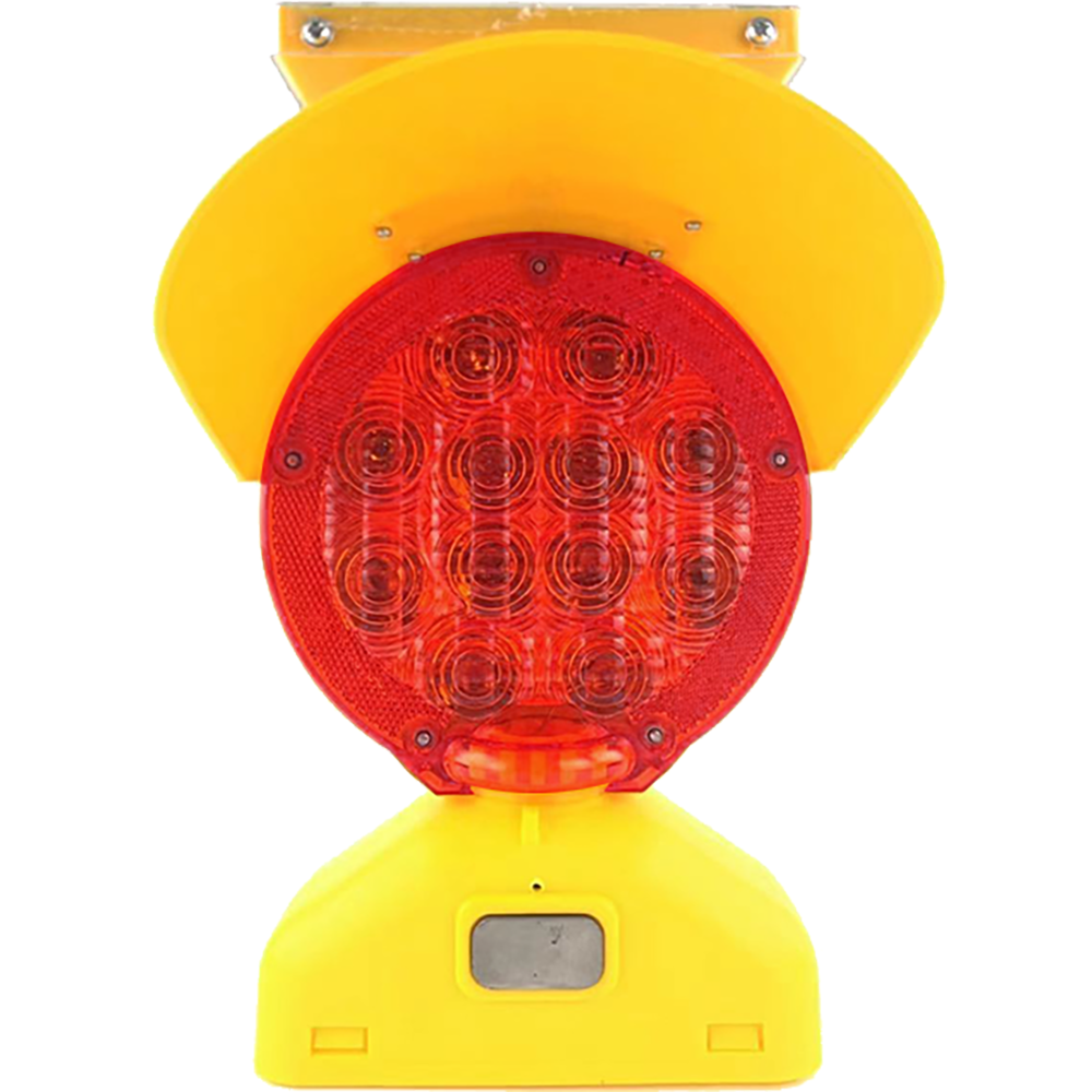 Type B Single Side Solar Barricade Light with Visor
