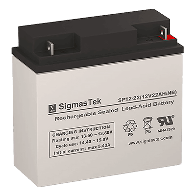 12 Volt 22AH Battery For Solar or AC powered Flashing LED Signs
