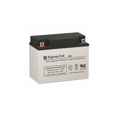 6 Volt 18AH Battery For  Flashing LED Signs