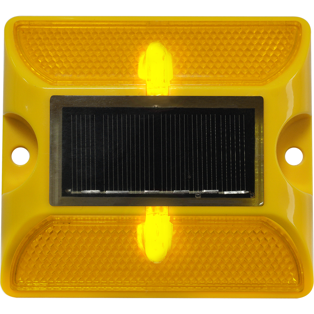 Plastic Solar-Powered Flashing Road Marker