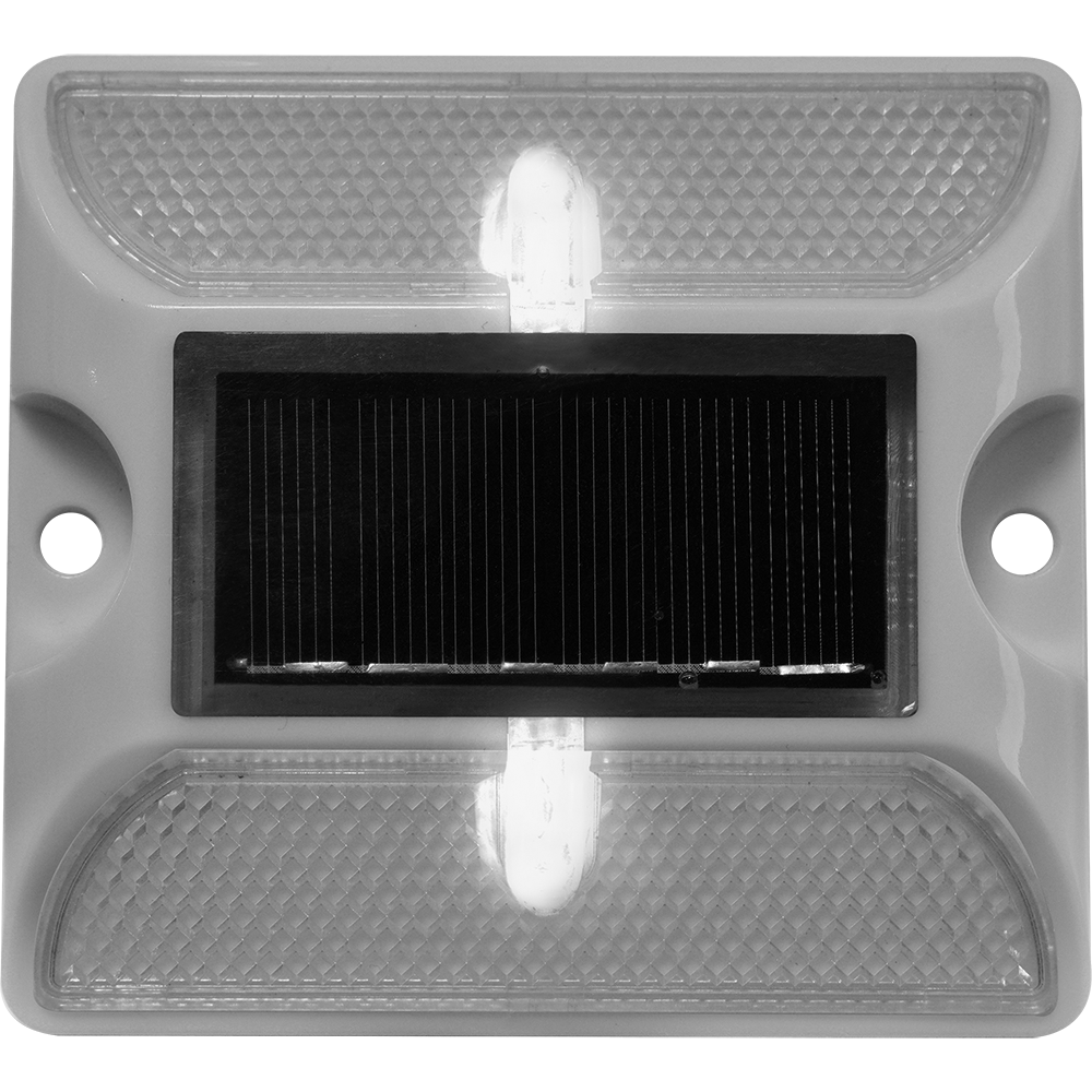 Plastic Solar-Powered Flashing Road Marker