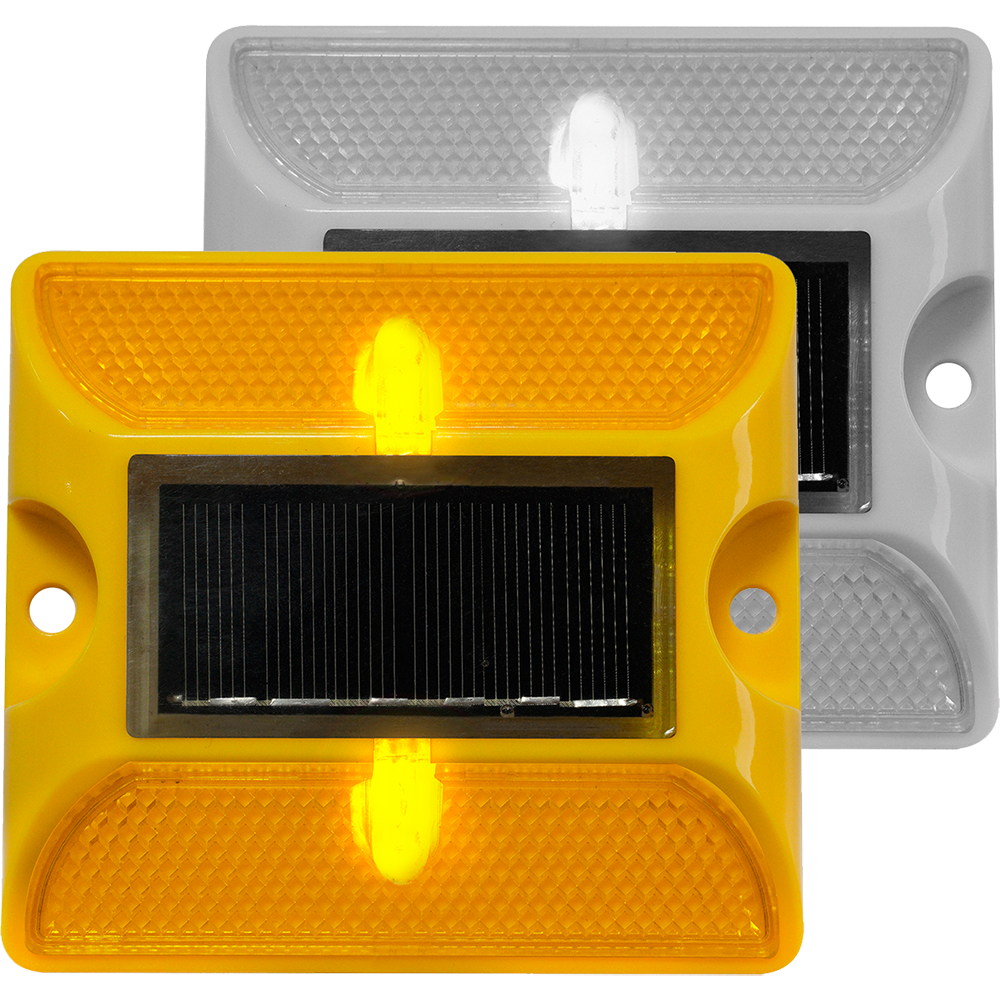 Plastic Solar-Powered Flashing Road Marker