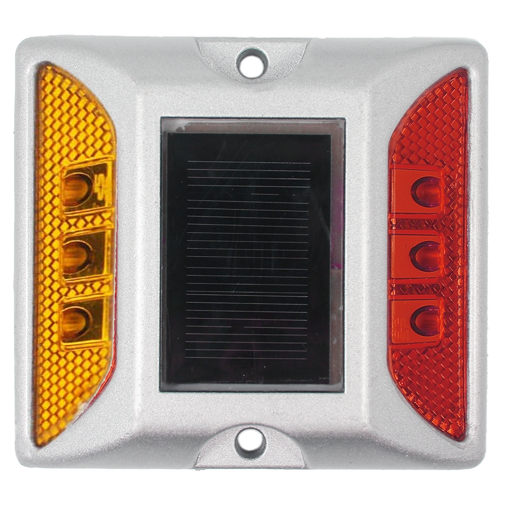Aluminum Solar-Powered Flashing Road Marker