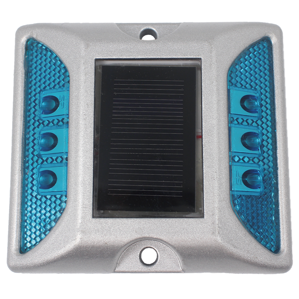 Aluminum Solar-Powered Flashing Road Marker