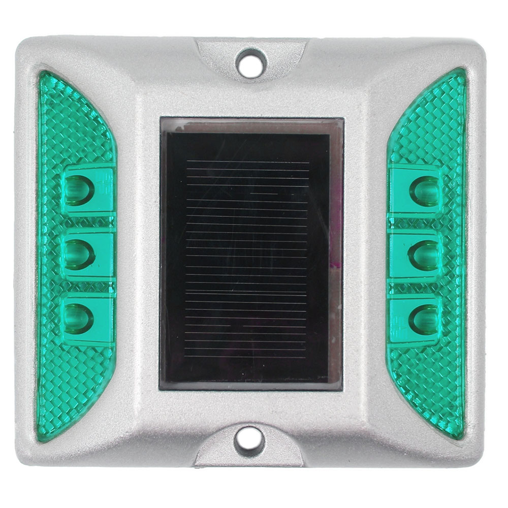 Aluminum Solar-Powered Flashing Road Marker