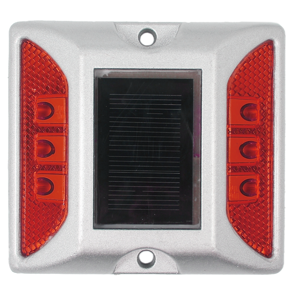 Aluminum Solar-Powered Flashing Road Marker
