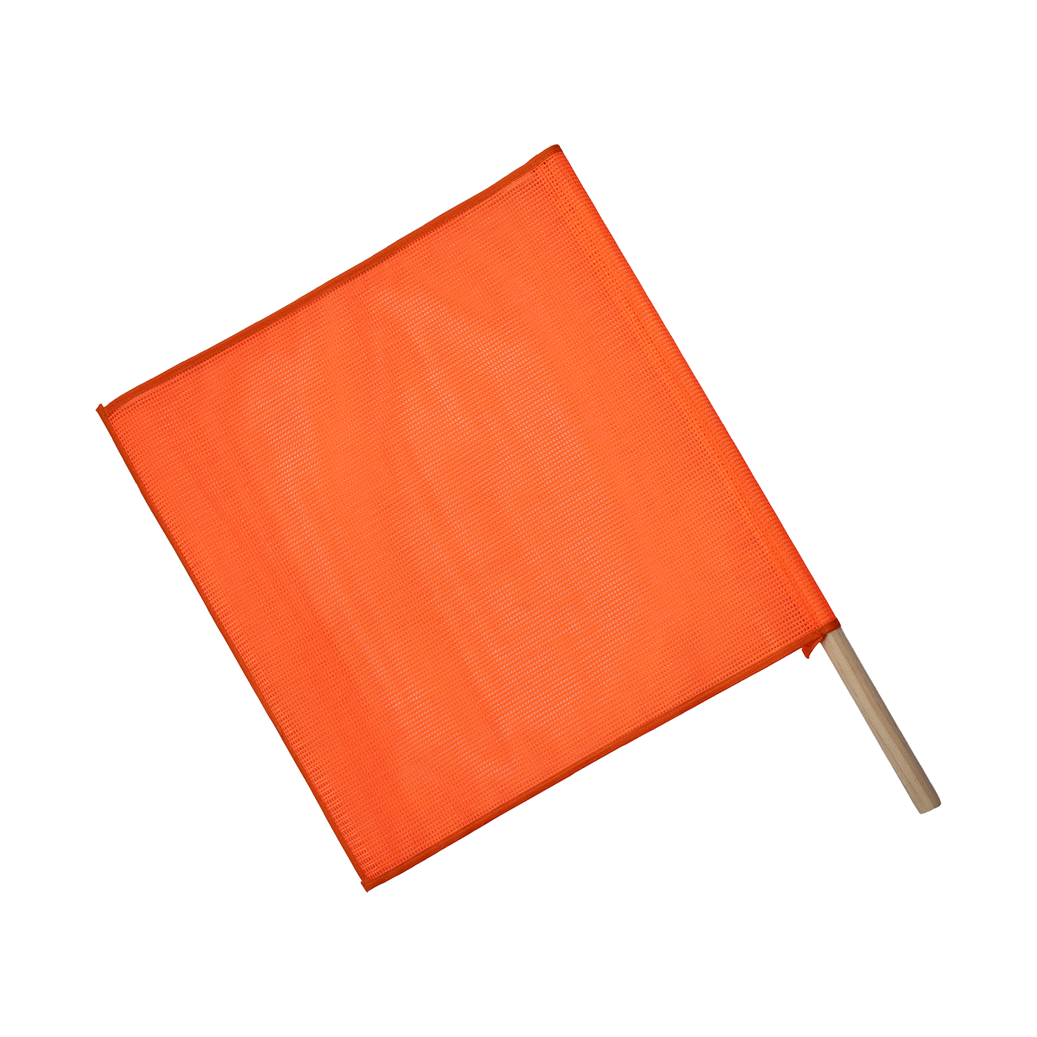 18" Orange Mesh Traffic Safety Flag