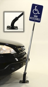 6' Steel Flexpost Sign Post System