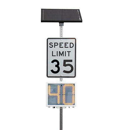 Sa-So 12" Solar Radar Speed Sign