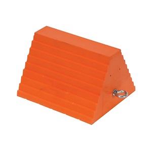 Molded Urethane Wheel Chock 6"W x 8.5"H x 8"D