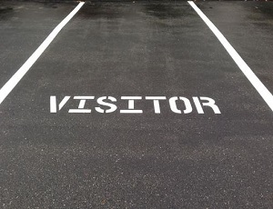 Visitor Stencil - 4"