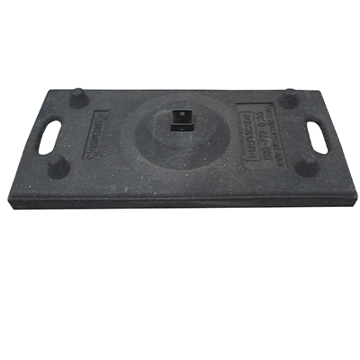Volcano Rubber Base for Type III Barricades
