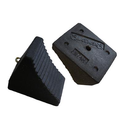 RV & Truck Rubber Wheel Chock - 6.75