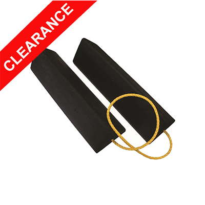 Pair Rubber Rope Connected Aircraft Wheel Chock