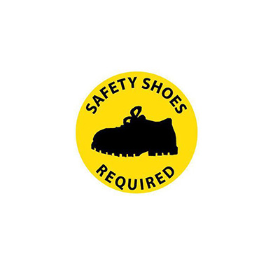Safety Shoes Required 17" diam.