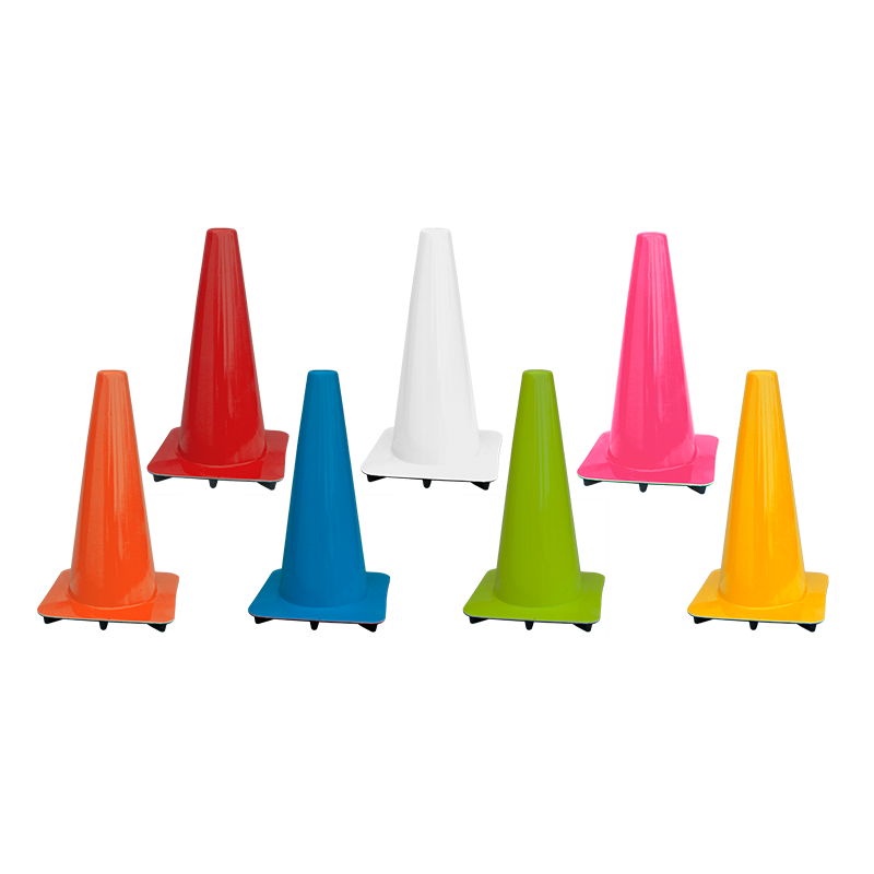 Colored Traffic Cones
