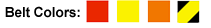 stanchion belt colors