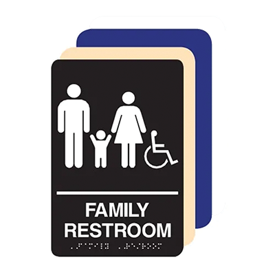 Family ADA Restroom Sign
