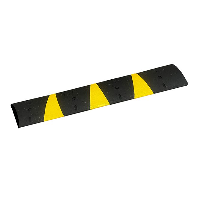 Rubber speed bump, recycled rubber, 6 ft long X 12 wide 2.5 high