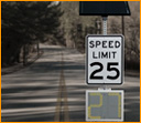 Solar LED Radar Sign