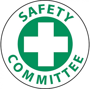 Hardt Hat Label - Safety Committee Emblem