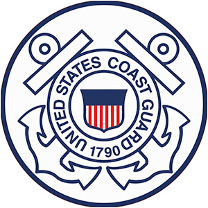 Hard Hat Label - United States Coast Guard