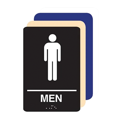 Men ADA Restroom Sign