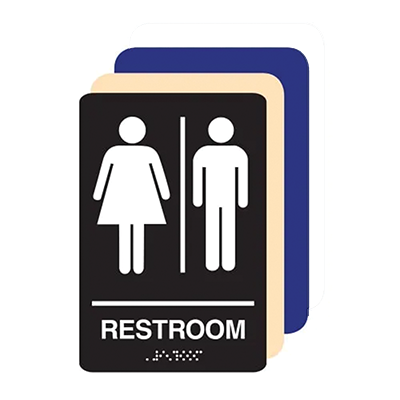 Unisex ADA Restroom Sign