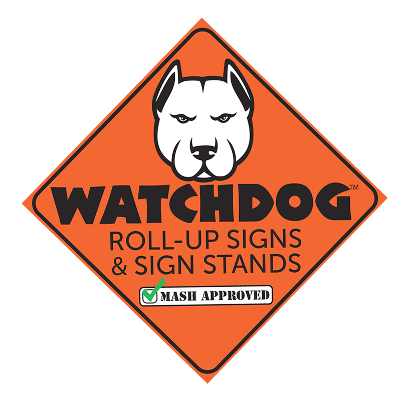 Watchdog Roll-Up Signs & Stands
