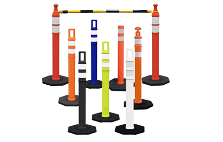 Delineator Channelizers
